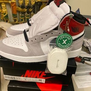 Air Jordan 1 retro high og gs lt smoke grey